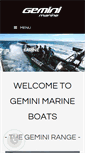 Mobile Screenshot of gemini-marine.com